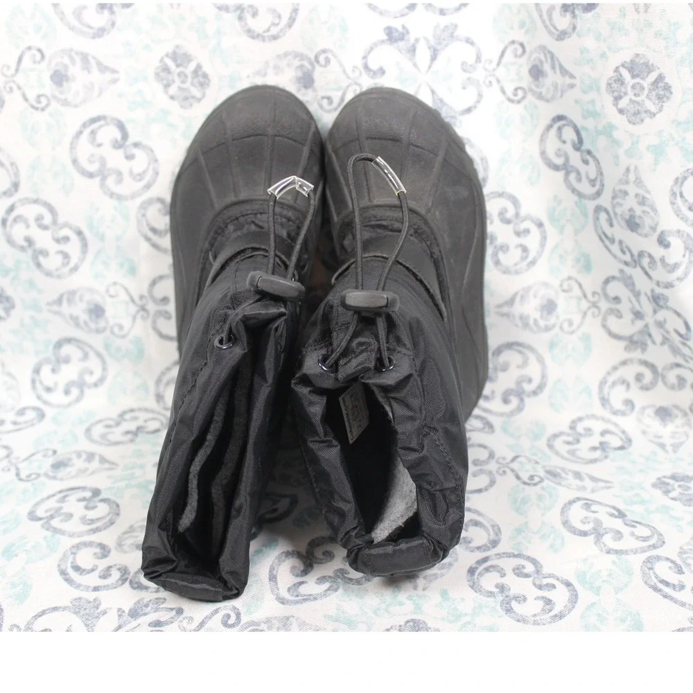 Columbia Kids Black Waterproof 400g Insulated Snow Boots BC1324-012 Size 13‎